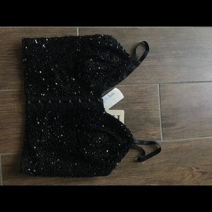 Beaded never worn booster top